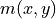 m(x, y)